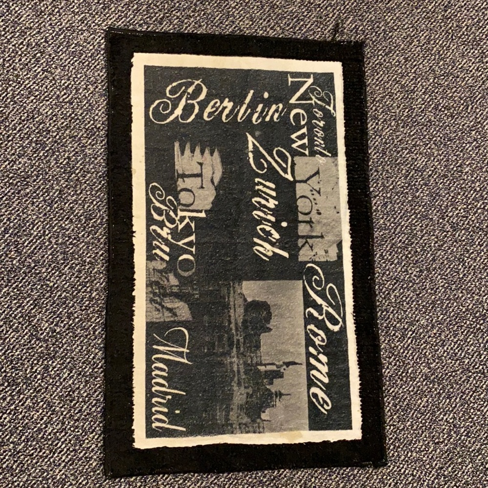 Travel Themed Rug/ Floor Mat